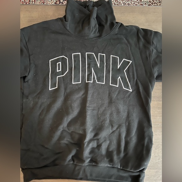 Small Pink black turtleneck sweater comfy wear - Picture 2 of 2